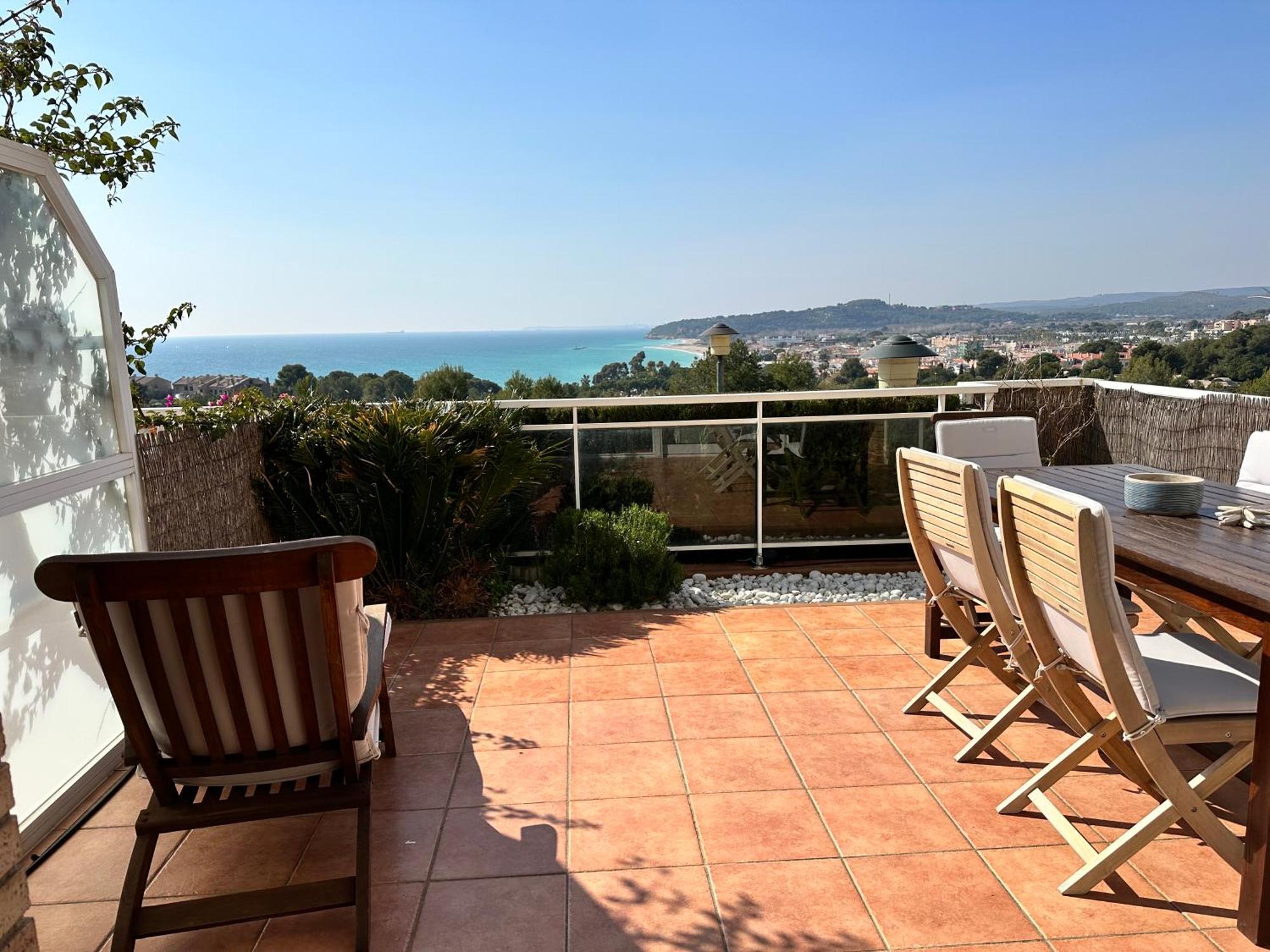 Villa Alex Altafulla Hermosa Casa Con Espectaculares Vistas Al Mar Y A Tocar De Una Idilica Calita Eksteriør billede